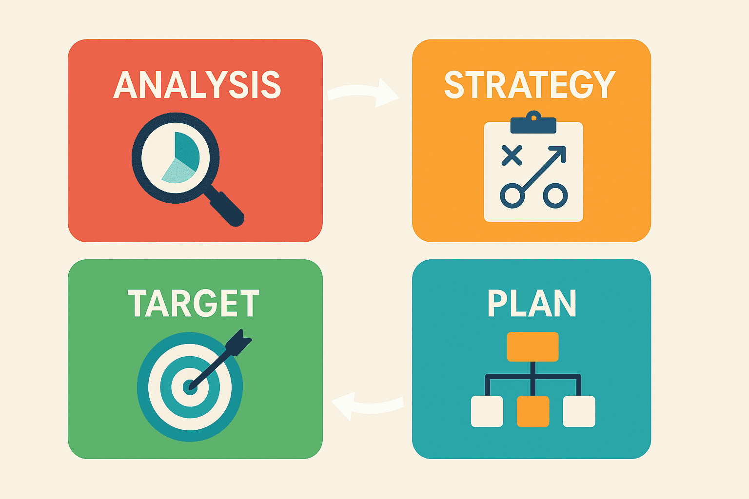 マーケティング理論に基づく体系的アプローチ行